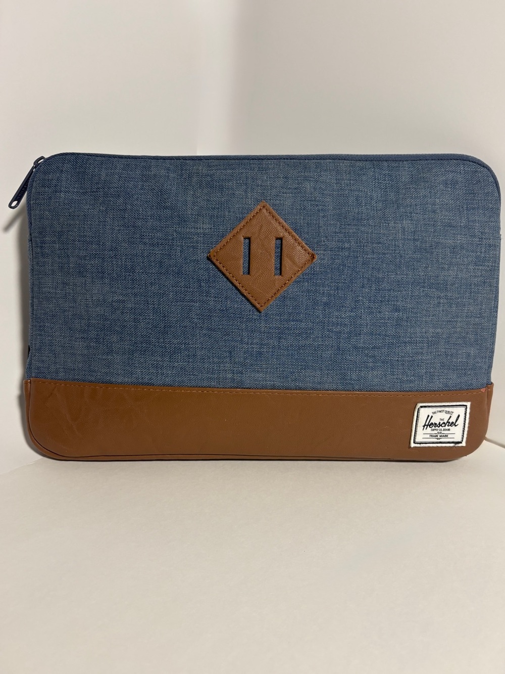 Herschel Supply Company Navy and Brown Laptop Sleeve 13”